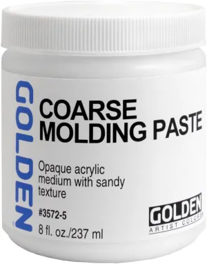 Golden Artist Colors - Coarse Molding Paste - 8 oz Jar