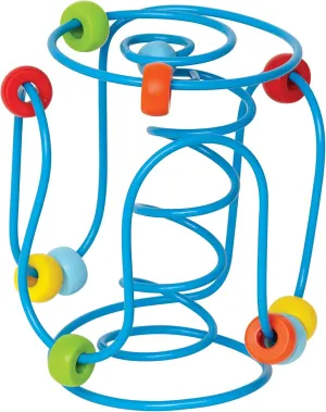 Hape Award Winning Spring-A-Ling Wooden Bead Maze