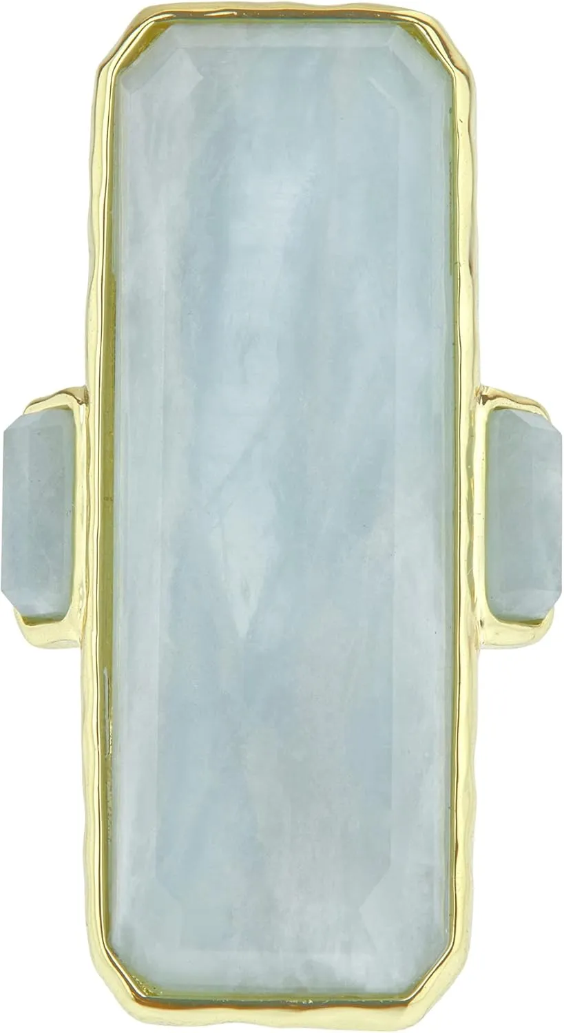 Harlow & Dylan Blue Ice Milky Aqua Ring