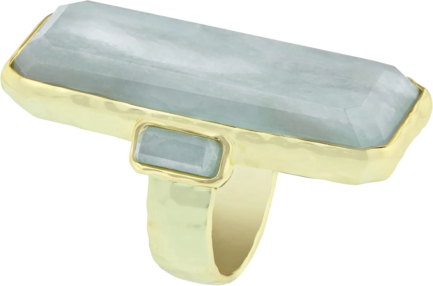 Harlow & Dylan Blue Ice Milky Aqua Ring