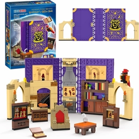 Headmaster's Office Book Building Kit - Collectible Office Playset for Kids - Gift Ideas for Boys Girls Ages 6  (389 Pieces)