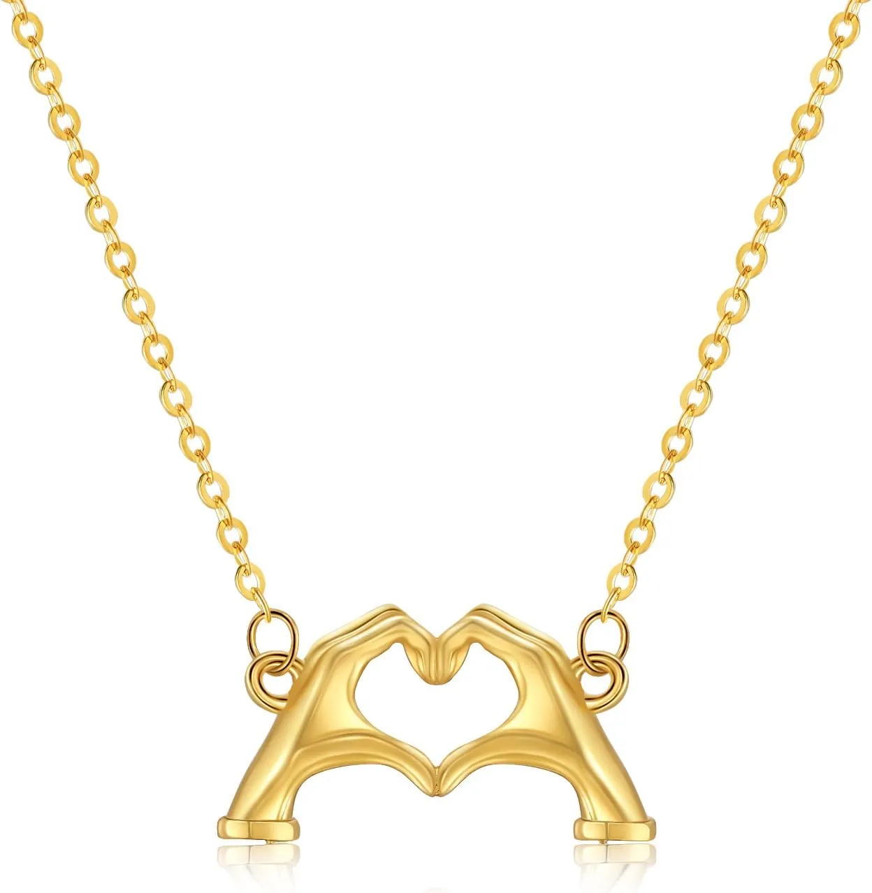 Heart Hands Gifts for Fans and Music Lovers, Necklaces Merch for Girls, Teenagers and Children Jewelry Accessories Stuff Friendship Gifts Suitable for More than 36 Months