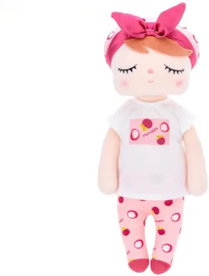 HYL World Me Too Stuffed Toys Angela Plush Fruit Girls Doll for Baby Kids 13.3 Inches,Mangosteen