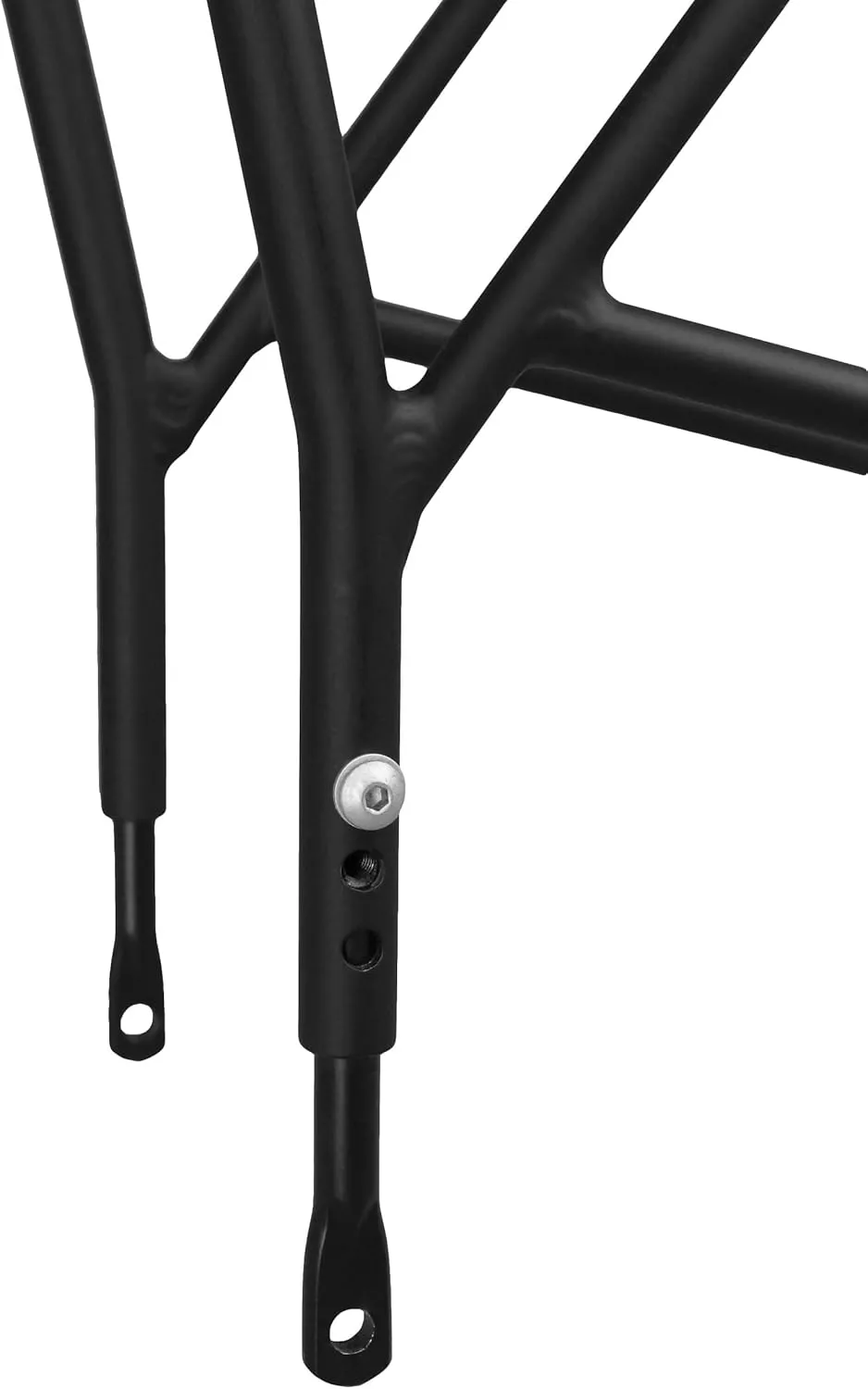 Ibera Bike Rack - Bicycle Touring Carrier Plus  for Disc Brake/Non-Disc Brake Mount, Fat Tire Bikes, Frame-Mounted for Heavier Top & Side Loads, Height Adjustable for 26"-29" Frames