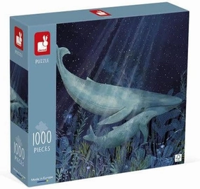 Janod - 1000-Piece Puzzle - in The Depths - Suitable for Adults, Teenagers and Children - Made in Europe - Ages 9  - J02512