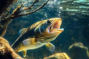 Jigsaw Puzzles for Adults - Thickened Paper Jigsaw Puzzle, Fish Under The Water, 1000 Piece Jigsaw Puzzle Unique Gift for Fishing Enthusiasts Fun and Challenging Brain Exercise
