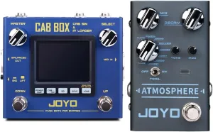 JOYO R-08 Cab Box Cabinet Modeling Power-amp Simulation Bundle with R-14 Atmosphere Reverb Pedal for Electric Guitar
