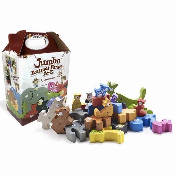 Jumbo Animal Parade A to Z Puzzle & Playset