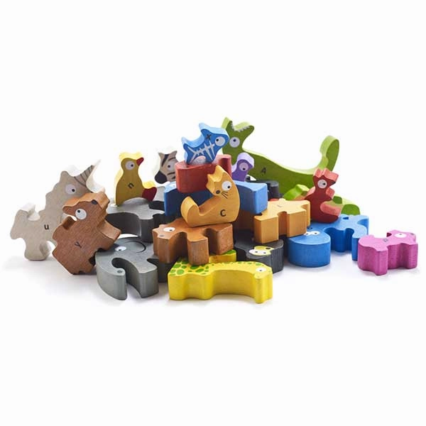 Jumbo Animal Parade A to Z Puzzle & Playset