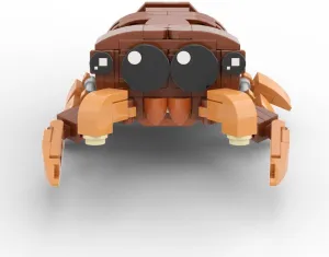 Jumping Spider Warm-Heart Animated Character 125 Pieces MOC Build for Collection for Age 18 