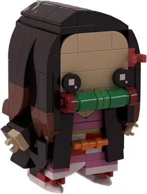 Kamado Nezuko Character 211 Pieces 100% Compatible Building Toys Set MOC Build for Age 18 