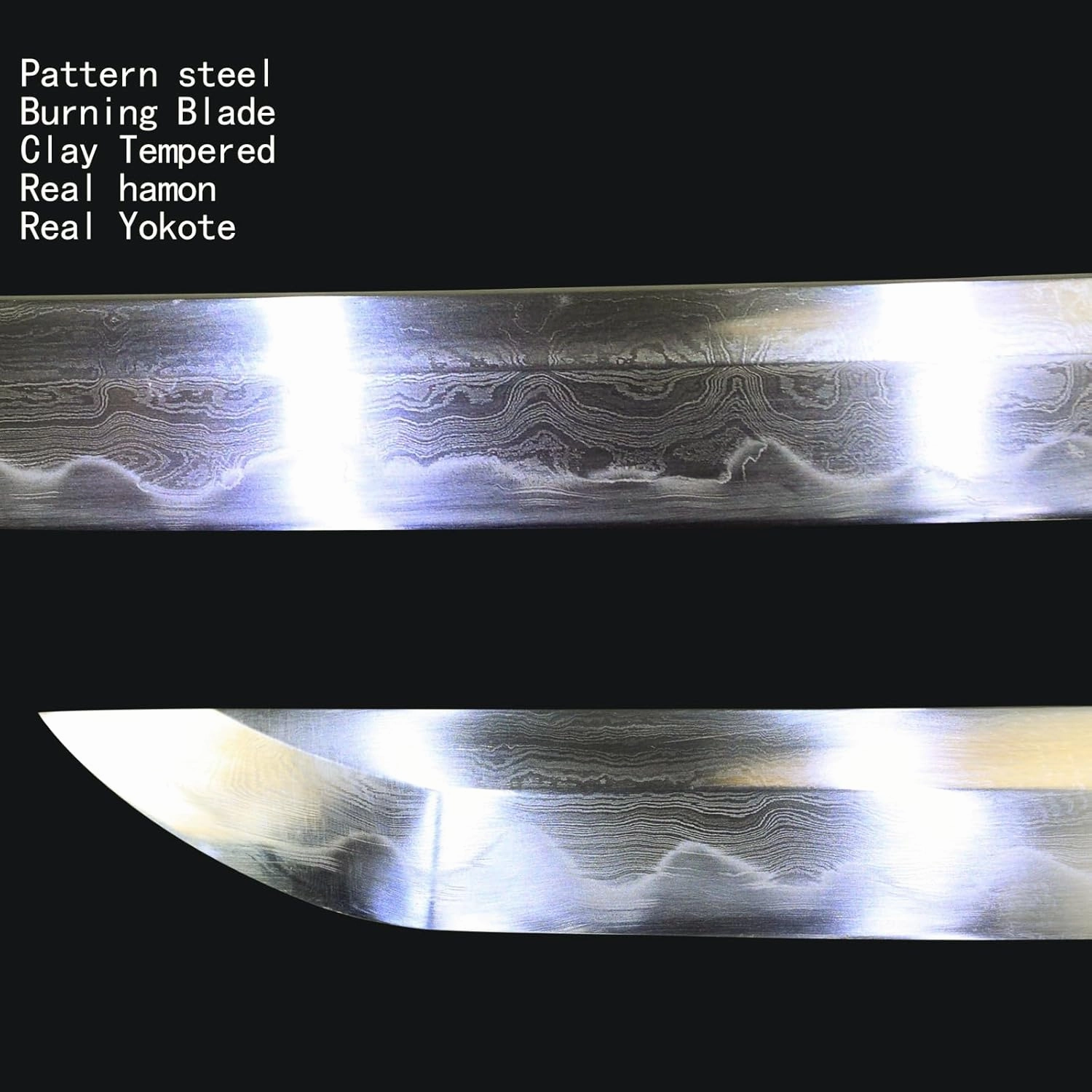 Katana Sword Real Full Tang Sharp Handmade Samurai Sword Swords for Adults