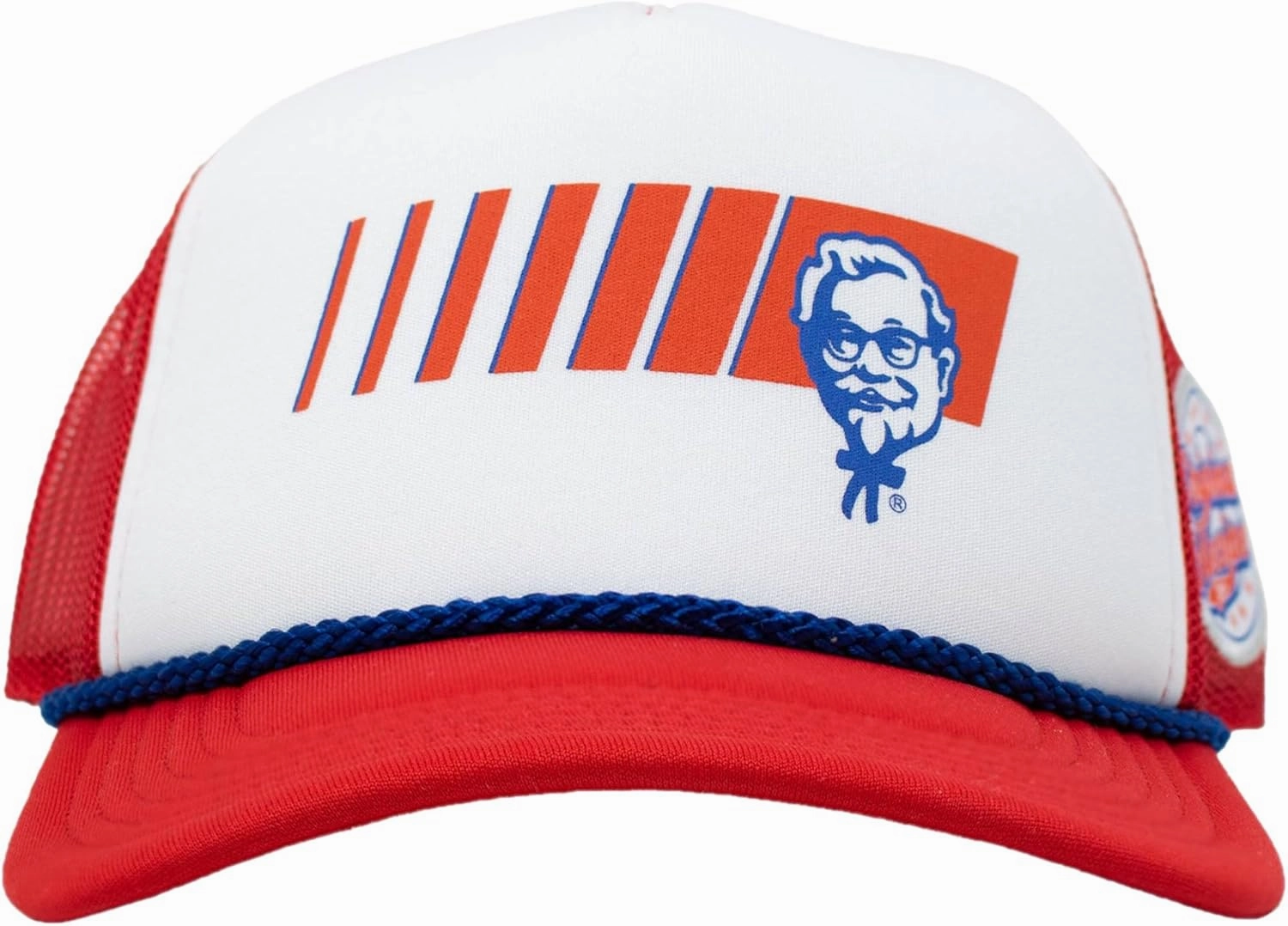 Kentucky Fried Chicken KFC Snap Back Structured Trucker Hat Vintage Colonel Sanders Original Recipe Patch Officially Licensed