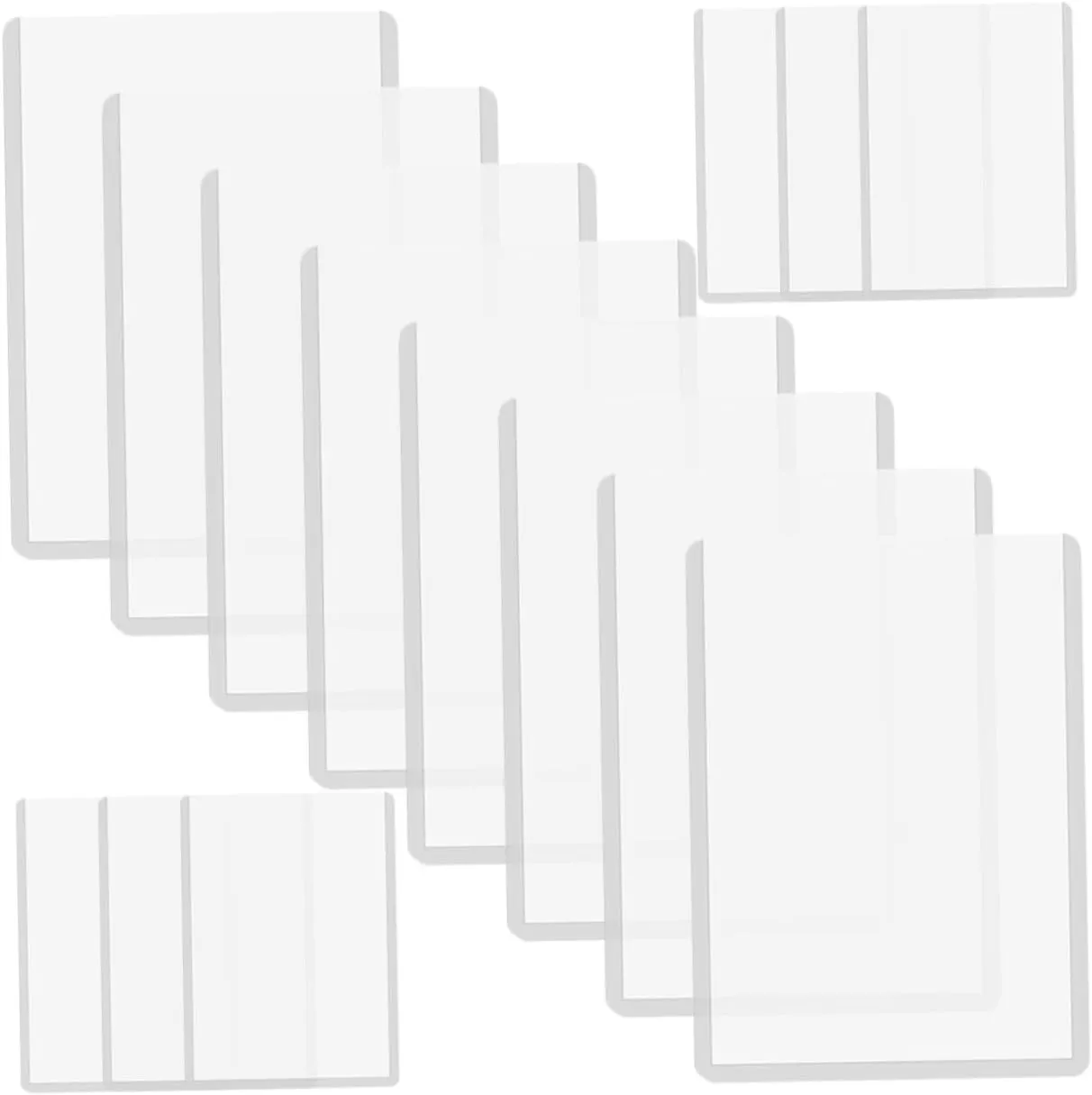 KESYOO 50Pcs Standard Card Sleeves Transparent Protective Covers for Trading Cards Game Cards Cards Lightweight Multi Functional Holders for and Use