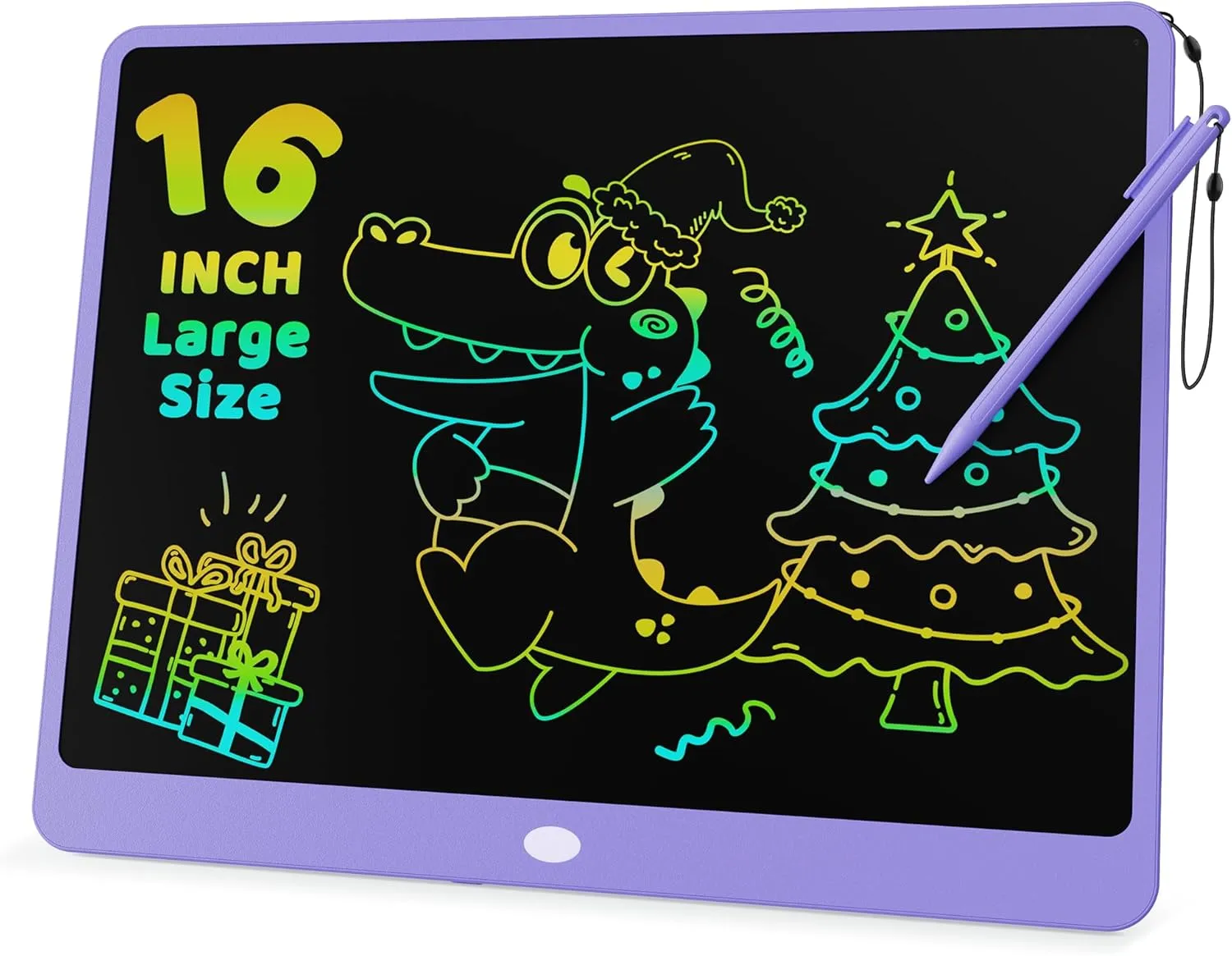 KOKODI LCD Writing Tablet for Kids 16 Inch Colorful Doodle Board, Electronic Drawing Tablet Drawing Pad for Kids, Educational and Learning Kids Toys Gifts for 3 4 5 6 7 8 Year Old Boys and Girls
