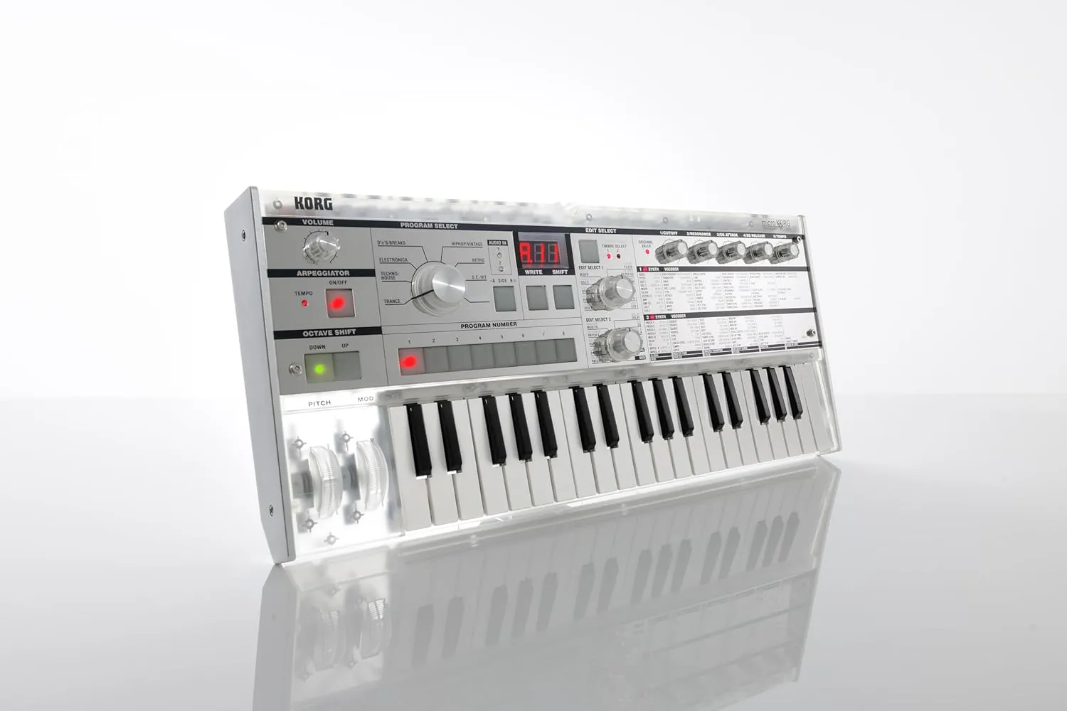 Korg - MicroKorg Crystal - Synthesizer/Vocoder - 20th-Anniversary Model (MICROKORGCR)