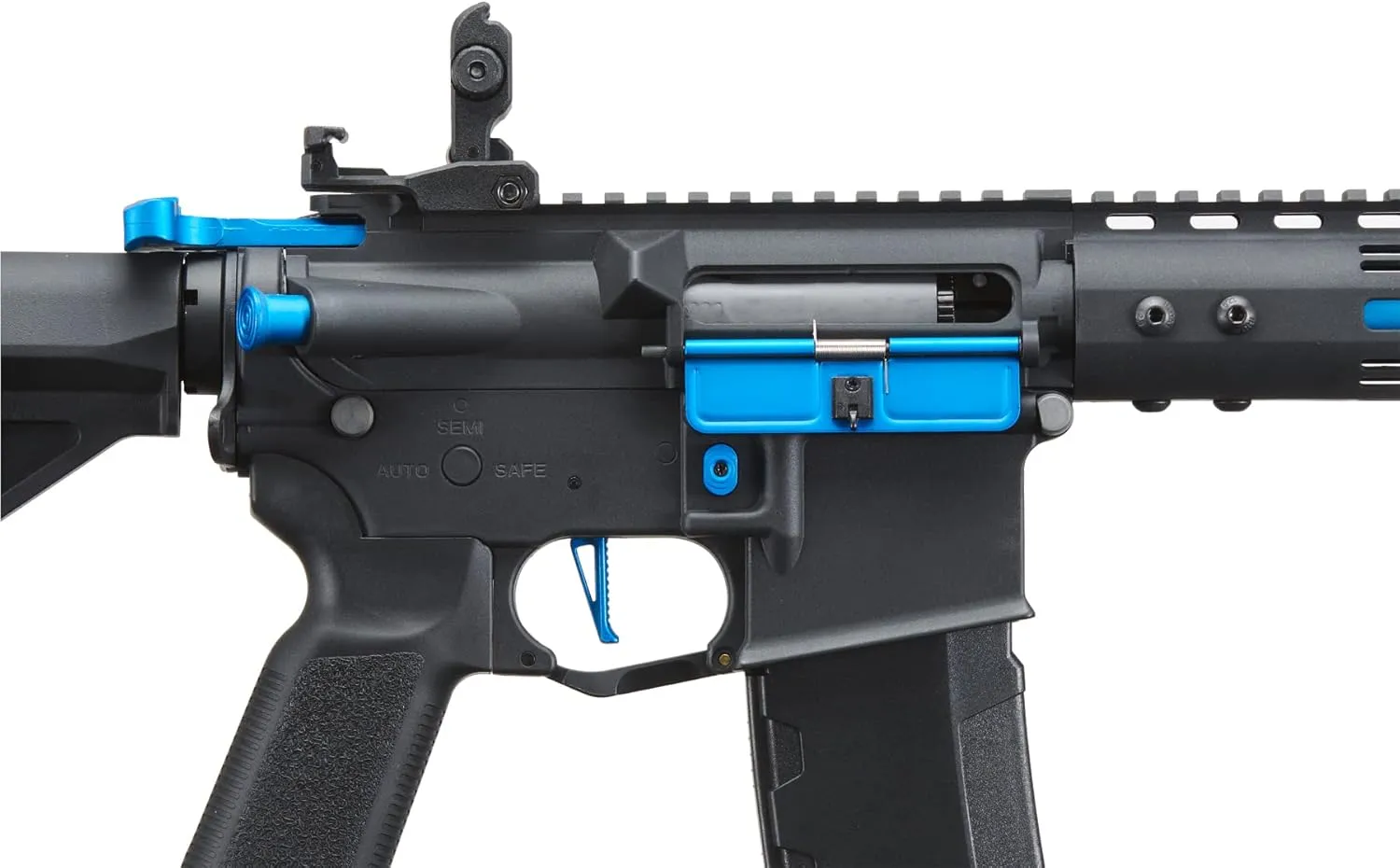 Lancer Tactical Gen 3 Archonn 9'' Lightweight Durable Polymer M4 Airsoft MLOK AEG w/High Speed Mid Cap with Programmable Trigger (ETU & MOSFET)