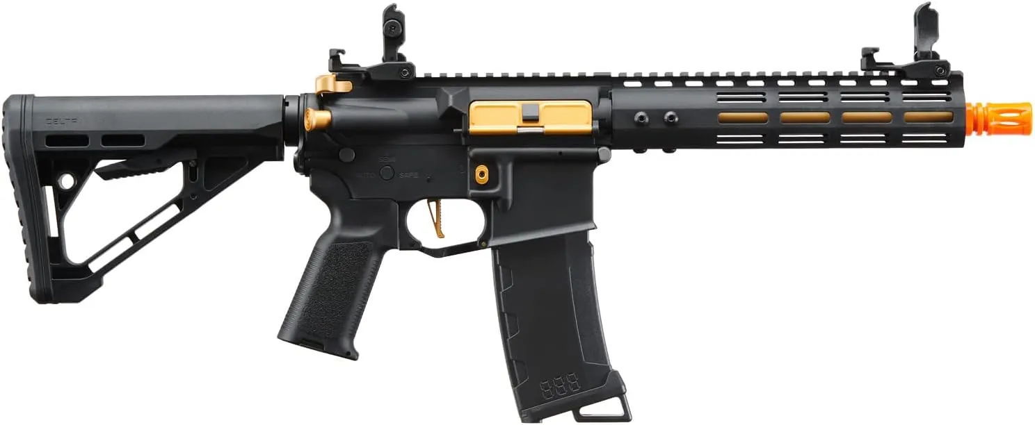 Lancer Tactical Gen 3 Archonn 9'' Lightweight Durable Polymer M4 Airsoft MLOK AEG w/High Speed Mid Cap with Programmable Trigger (ETU & MOSFET)