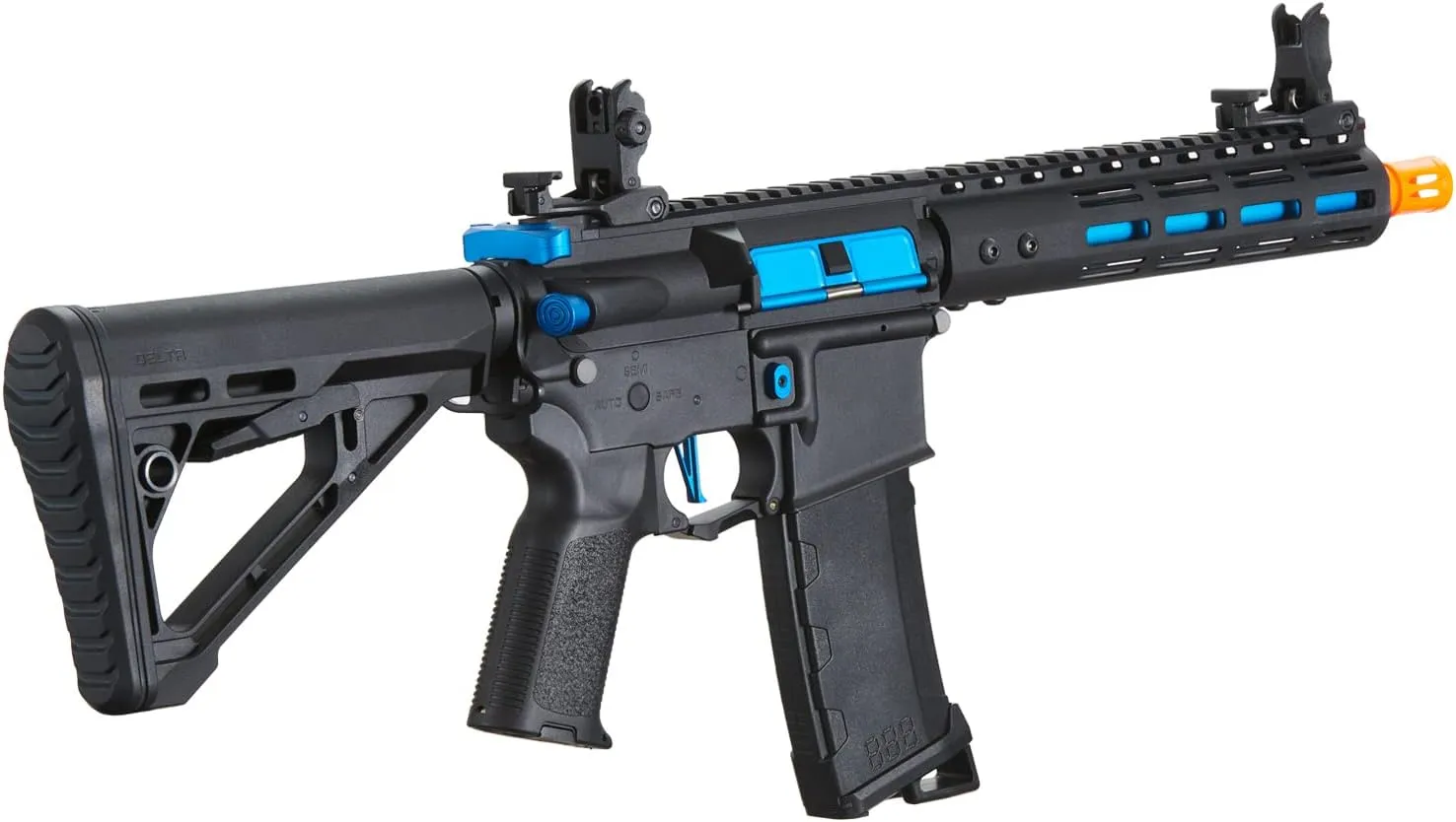 Lancer Tactical Gen 3 Archonn 9'' Lightweight Durable Polymer M4 Airsoft MLOK AEG w/High Speed Mid Cap with Programmable Trigger (ETU & MOSFET)