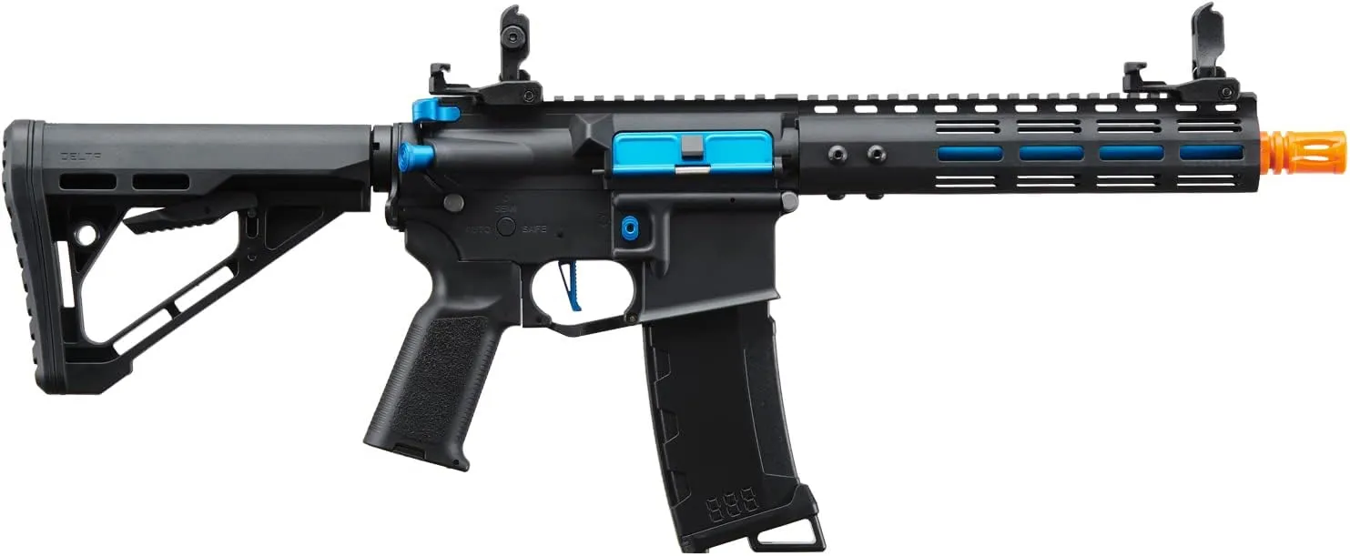 Lancer Tactical Gen 3 Archonn 9'' Lightweight Durable Polymer M4 Airsoft MLOK AEG w/High Speed Mid Cap with Programmable Trigger (ETU & MOSFET)