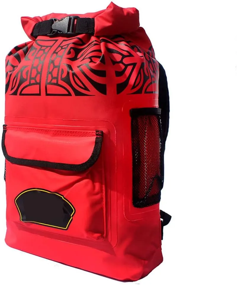 LANGWEI Waterproof Backpack, Waterproof Duffel Bag, Roll Top Lightweight Sack for Kayak, Fishing, Boating, Hiking, Paddle Board