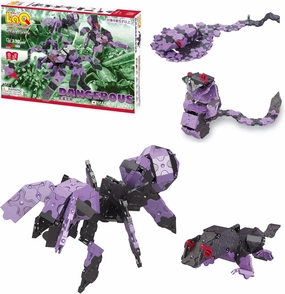 LaQ Animal World Dangerous | 330 Pieces | 8 Models | Age 5  | Creative, Educational Construction Toy Block | Made in Japan