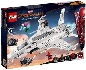 LEGO Marvel Spider Man Far from Home: Stark Jet and The Drone Attack 76130 Building Kit (504 Pieces)