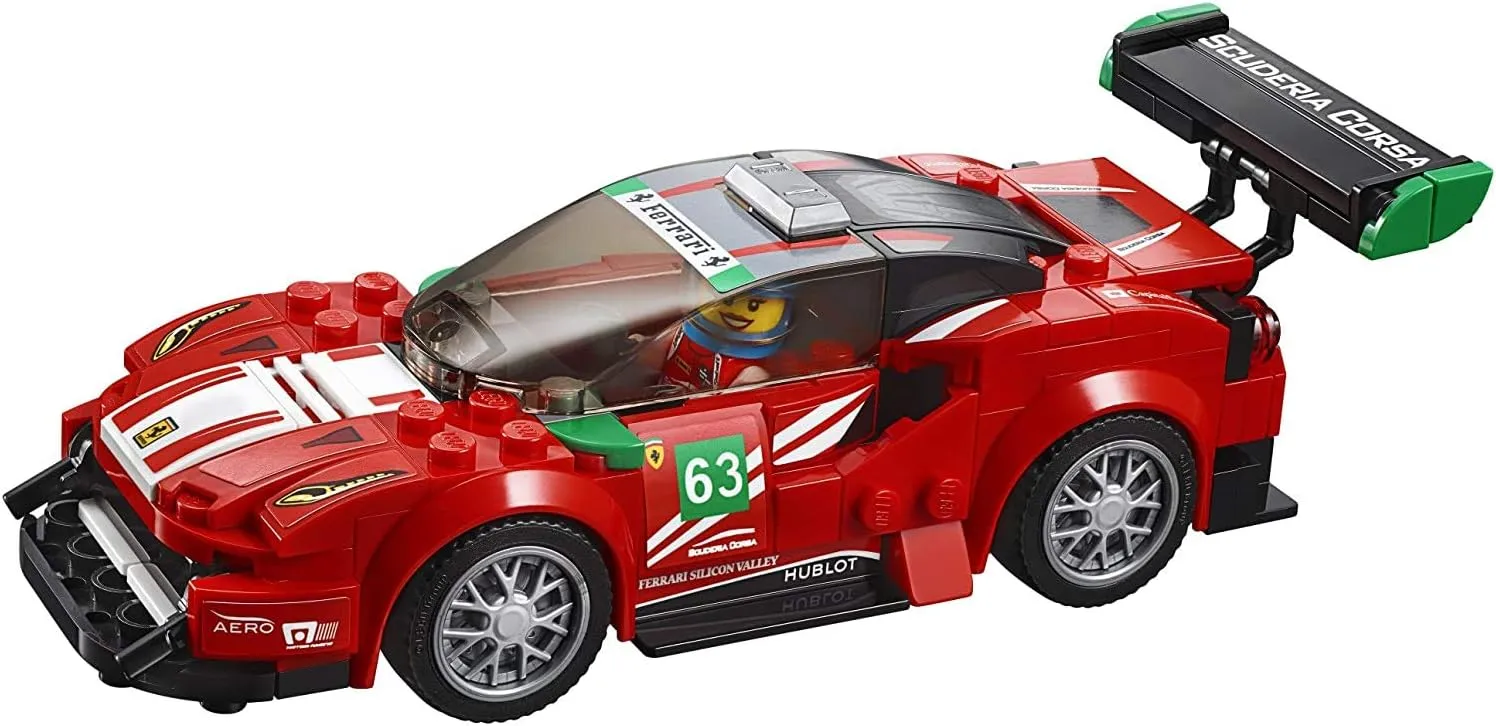 LEGO Speed Champions Ferrari 488 GT3 “Scuderia Corsa” 75886 Building Kit (179 Pieces)