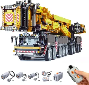 Liebherr LTM 11200 Crane with Power Functions Kits 8128 Pieces MOC Build for Age 18 