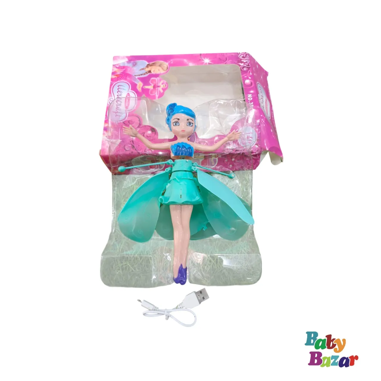 Light Green Flying Fairy Princess Doll – Magic Toy & Perfect Gift for Girls