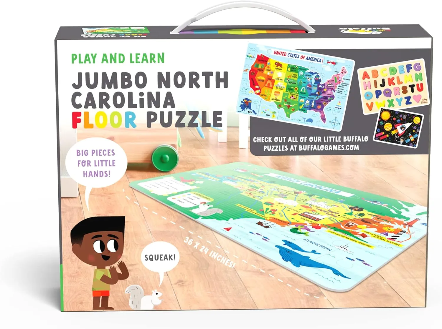 Little Buffalo North Carolina Floor Puzzle
