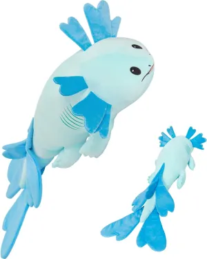 MaoGoLan Large Axolotl Plush Body Pillow, XL Axolotl Stuffed Animal for Kids, 44" Long Salamander Plush Pillow,Christmas Birthday Gifts Blue