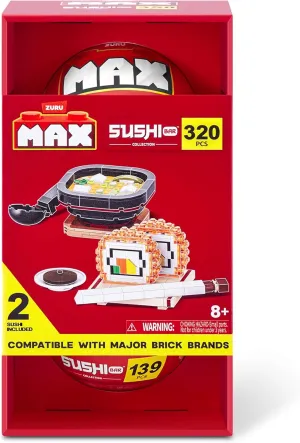 MAX Premium Sushi Building Bricks Capsule x2 Novelty Unboxing Toy Collectible Mini's by ZURU