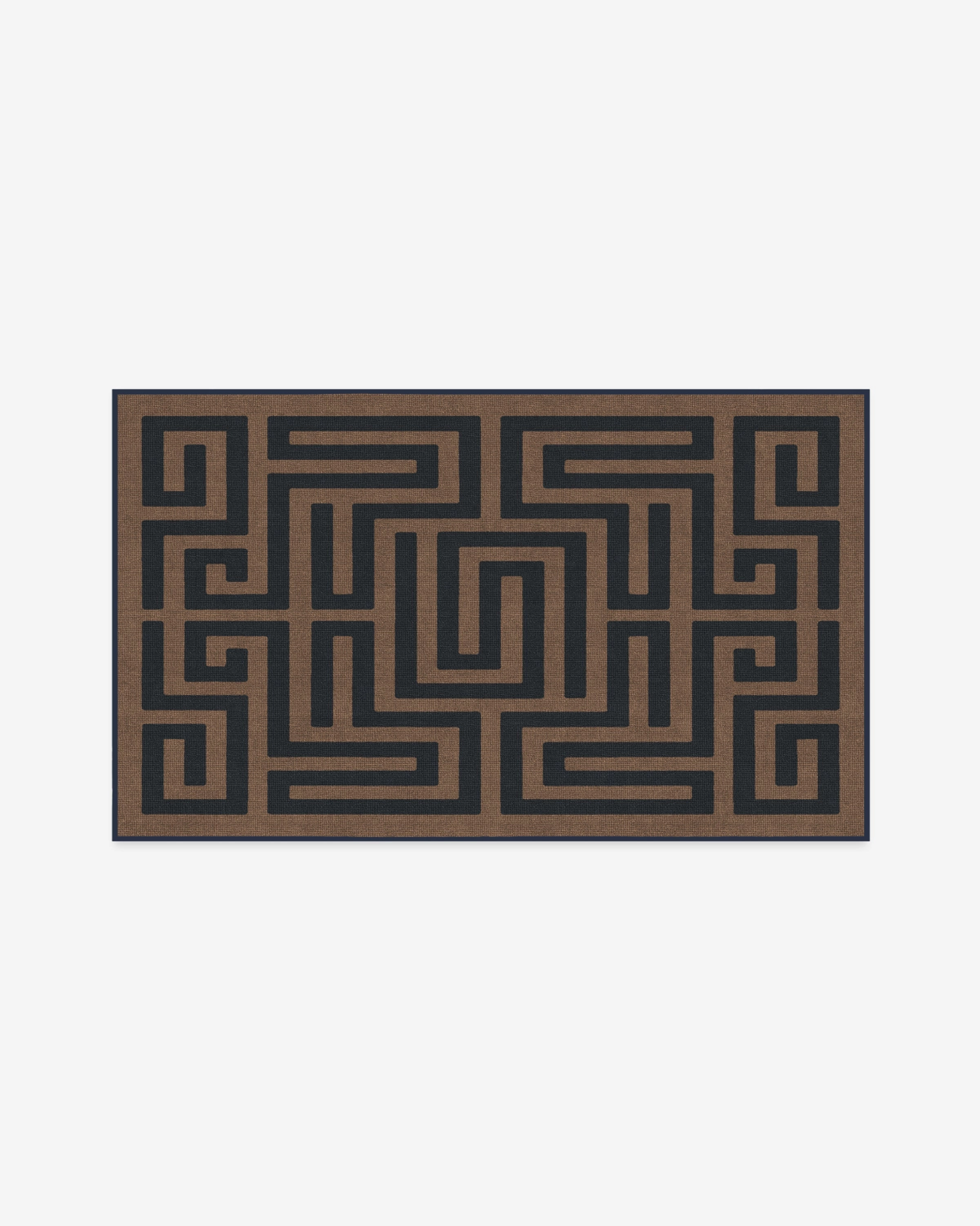Maze Navy & Natural Tufted Rug