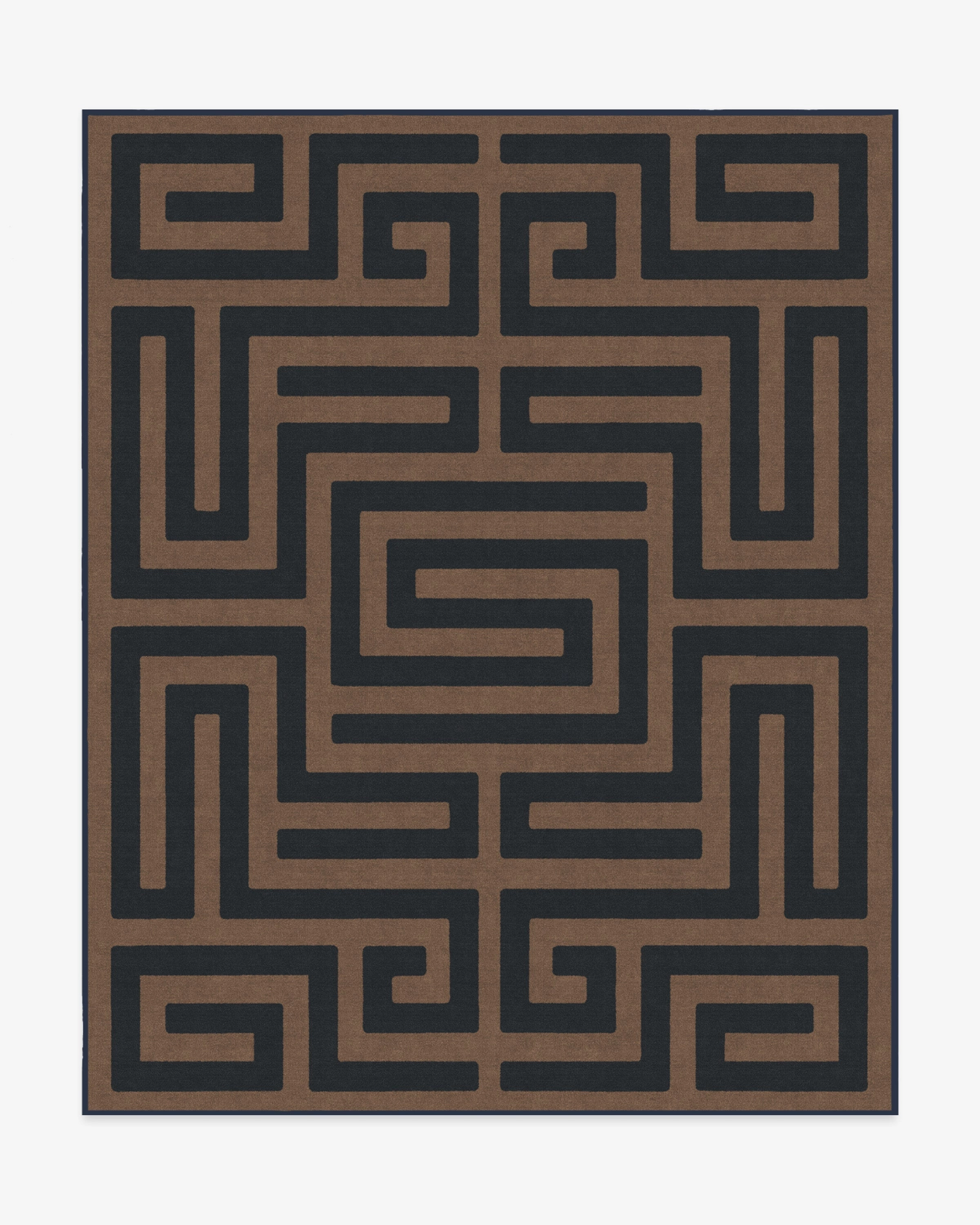 Maze Navy & Natural Tufted Rug