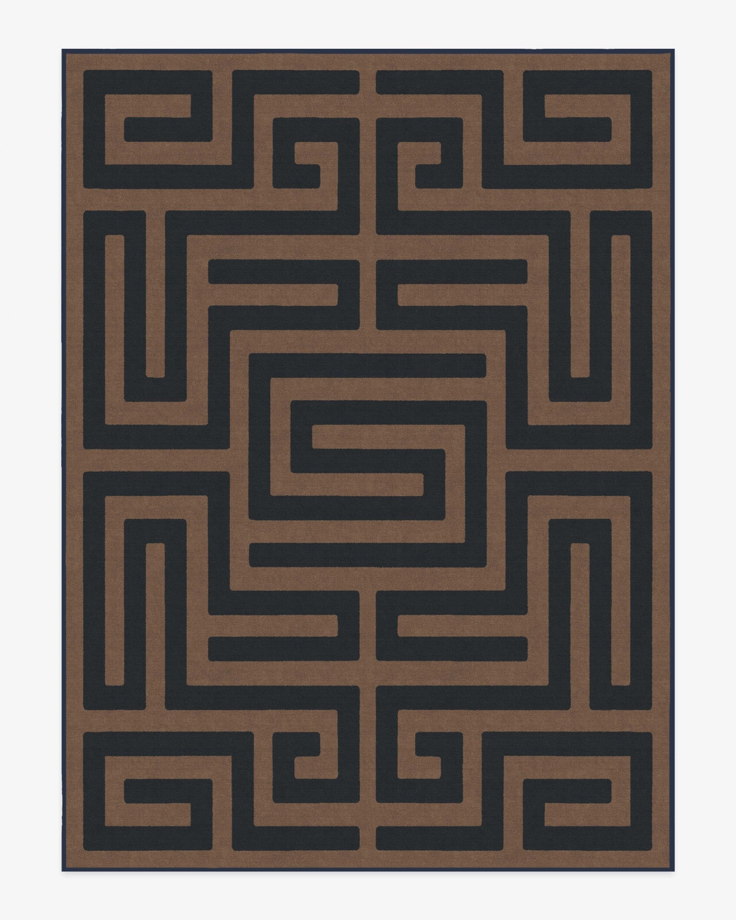 Maze Navy & Natural Tufted Rug