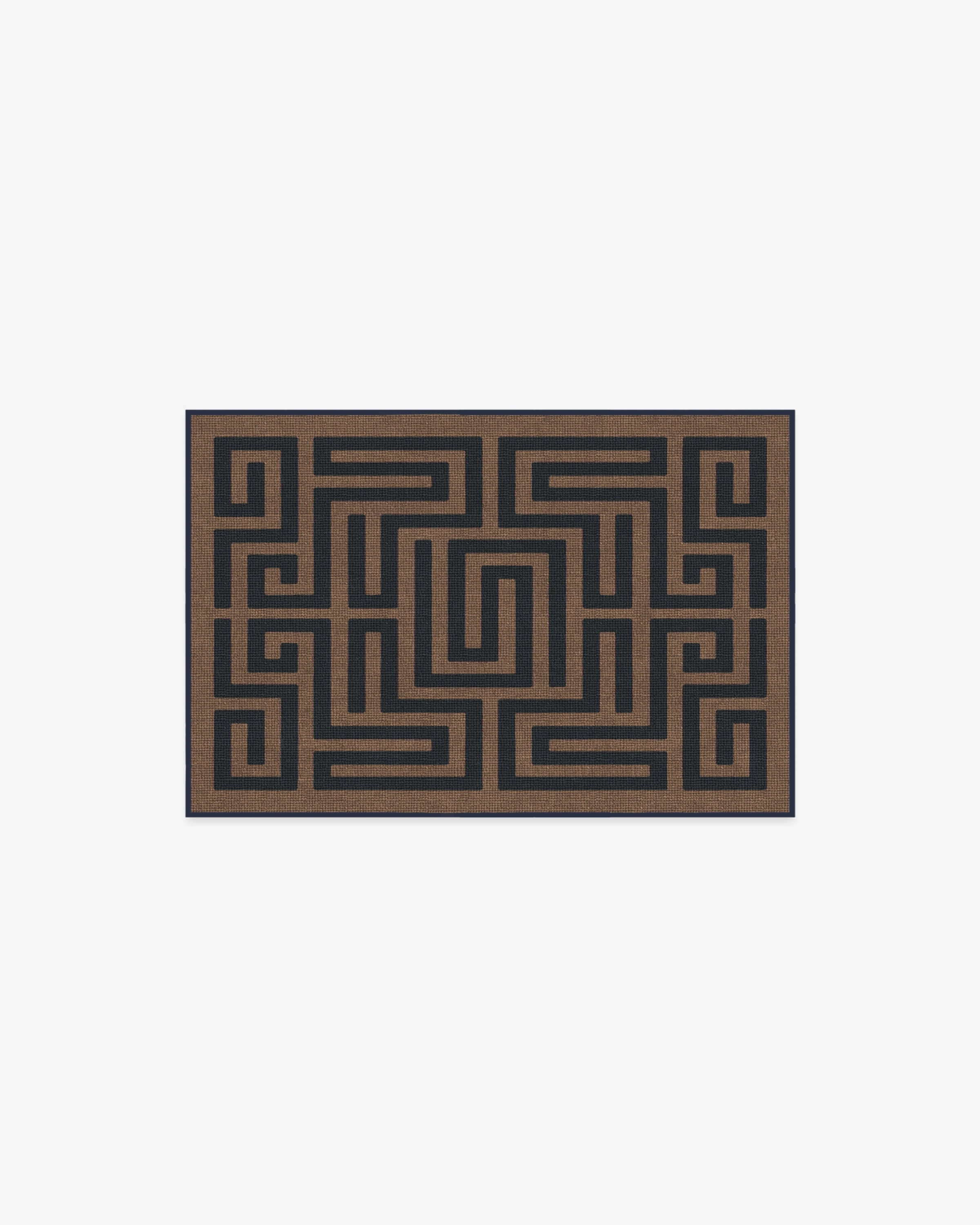 Maze Navy & Natural Tufted Rug