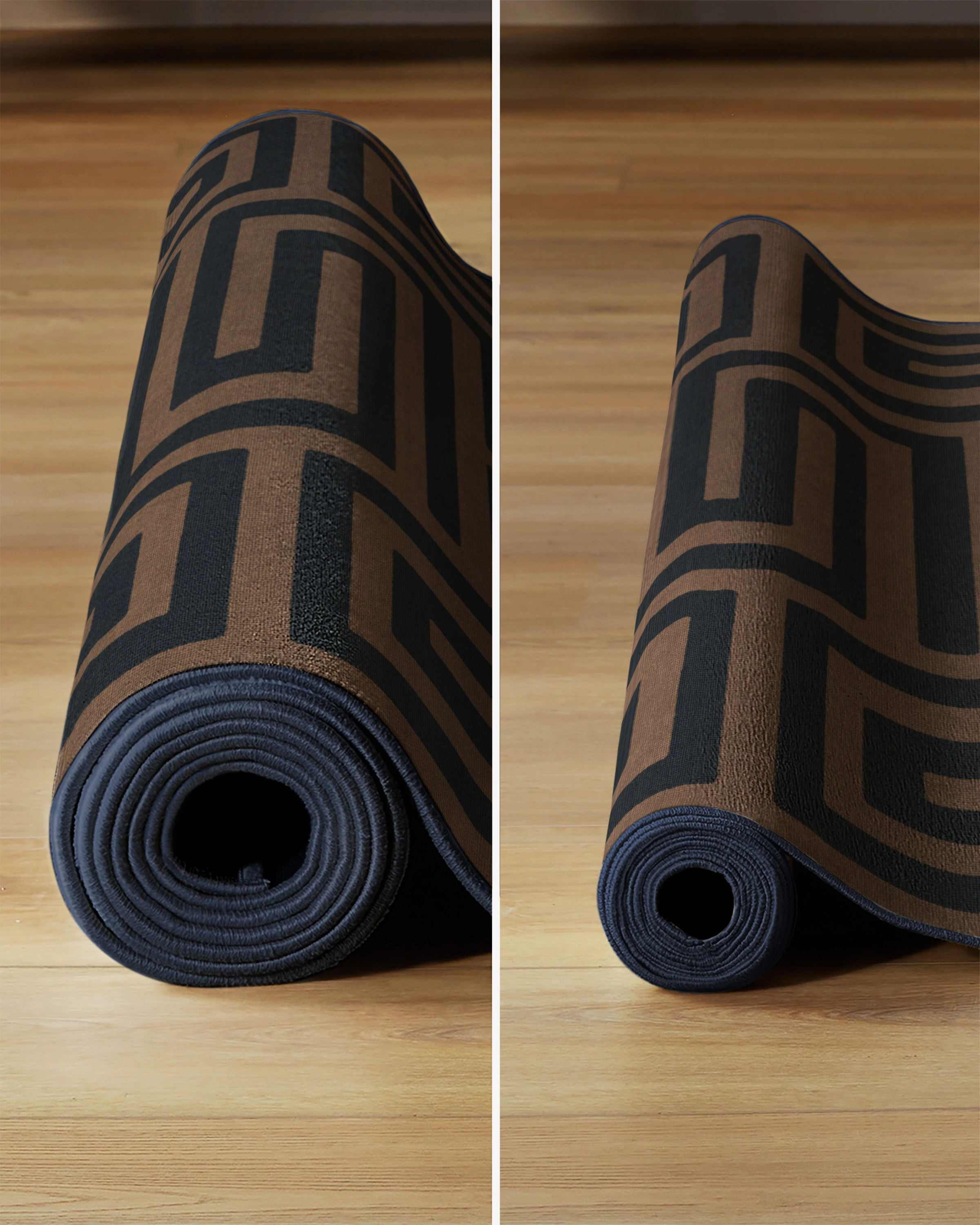 Maze Navy & Natural Tufted Rug