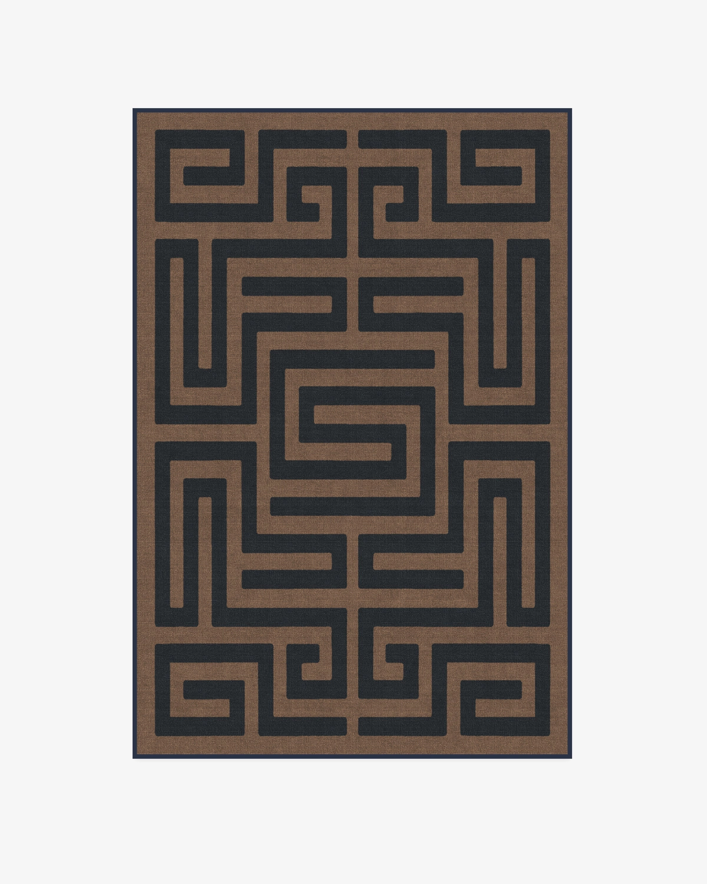 Maze Navy & Natural Tufted Rug