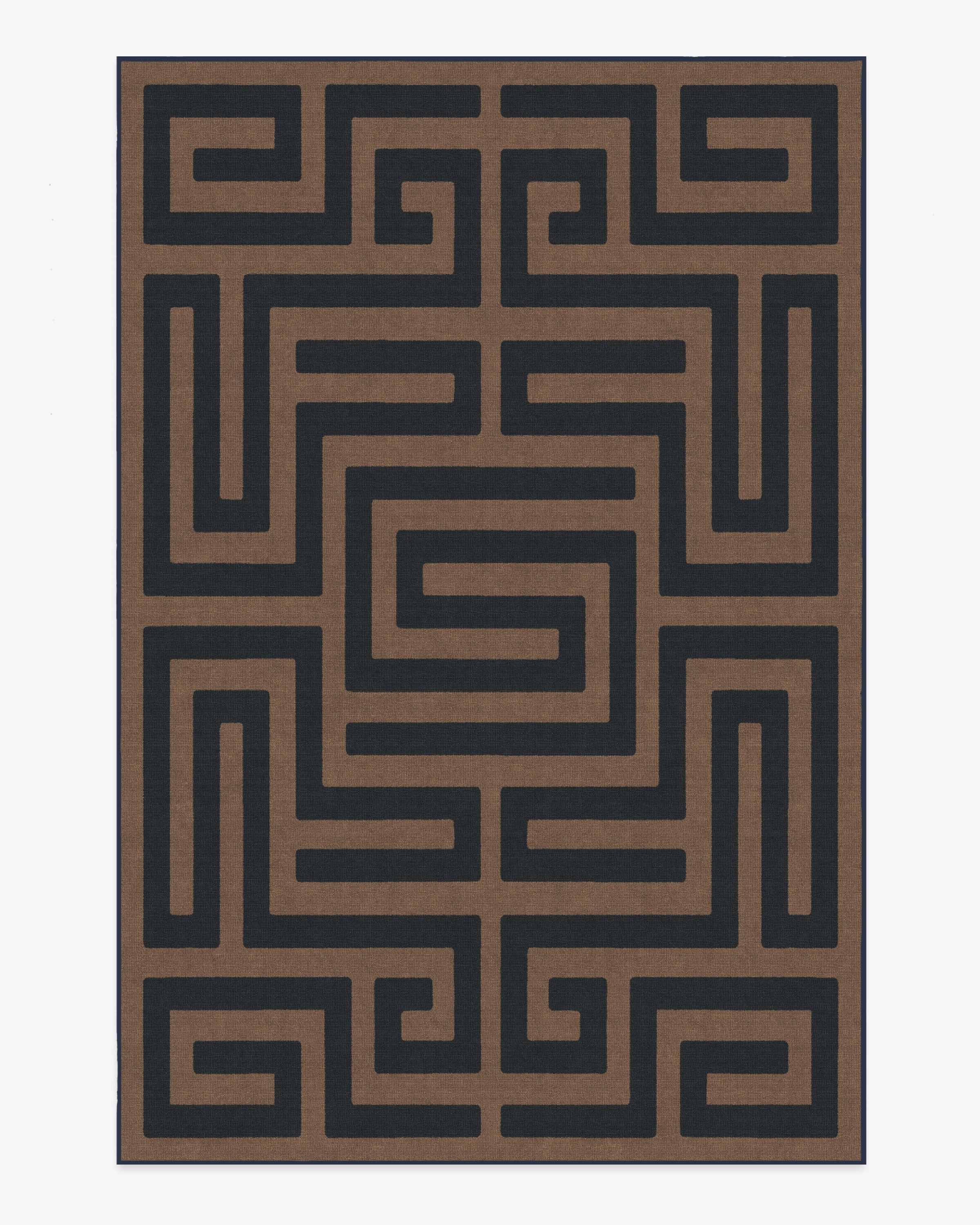 Maze Navy & Natural Tufted Rug