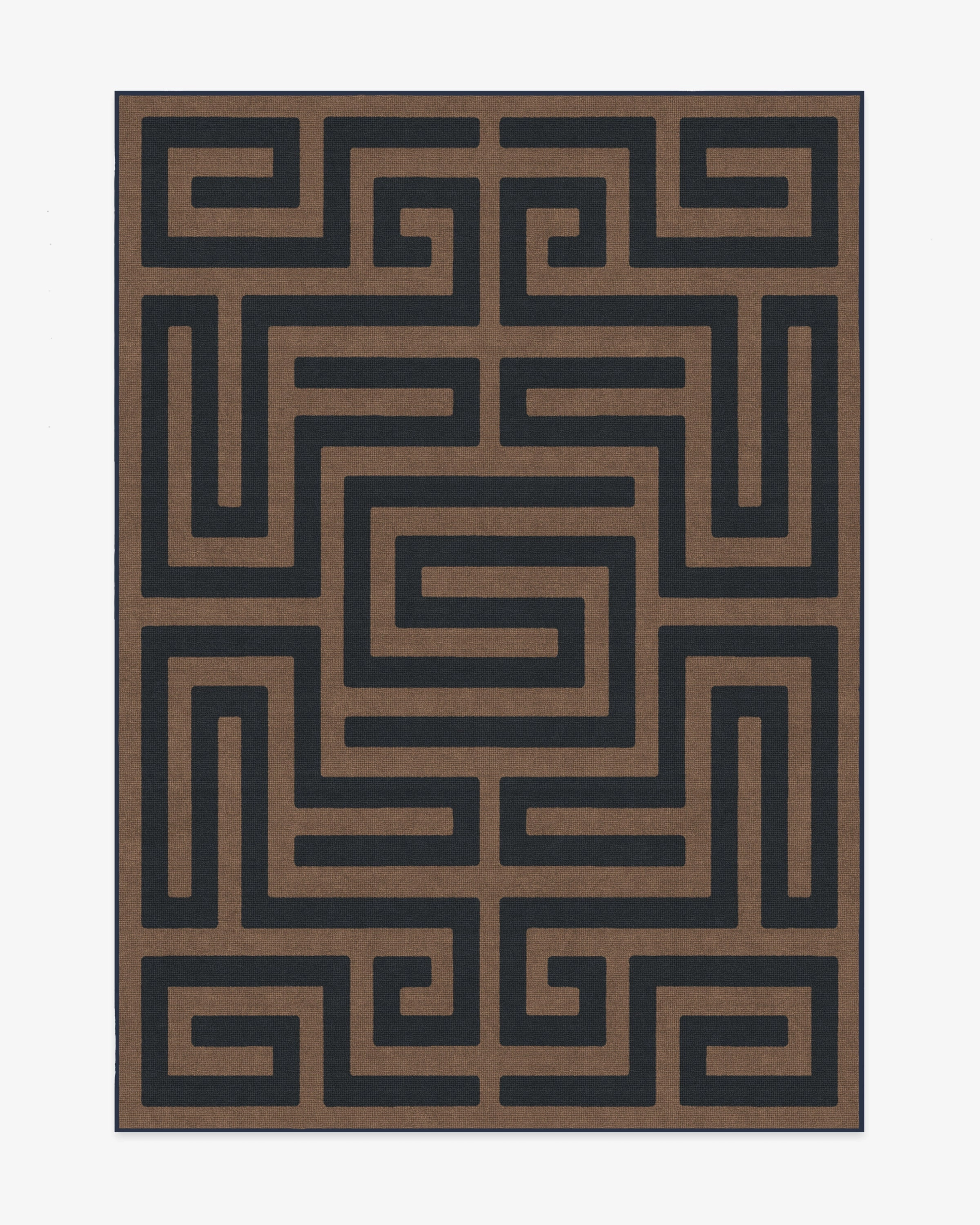 Maze Navy & Natural Tufted Rug