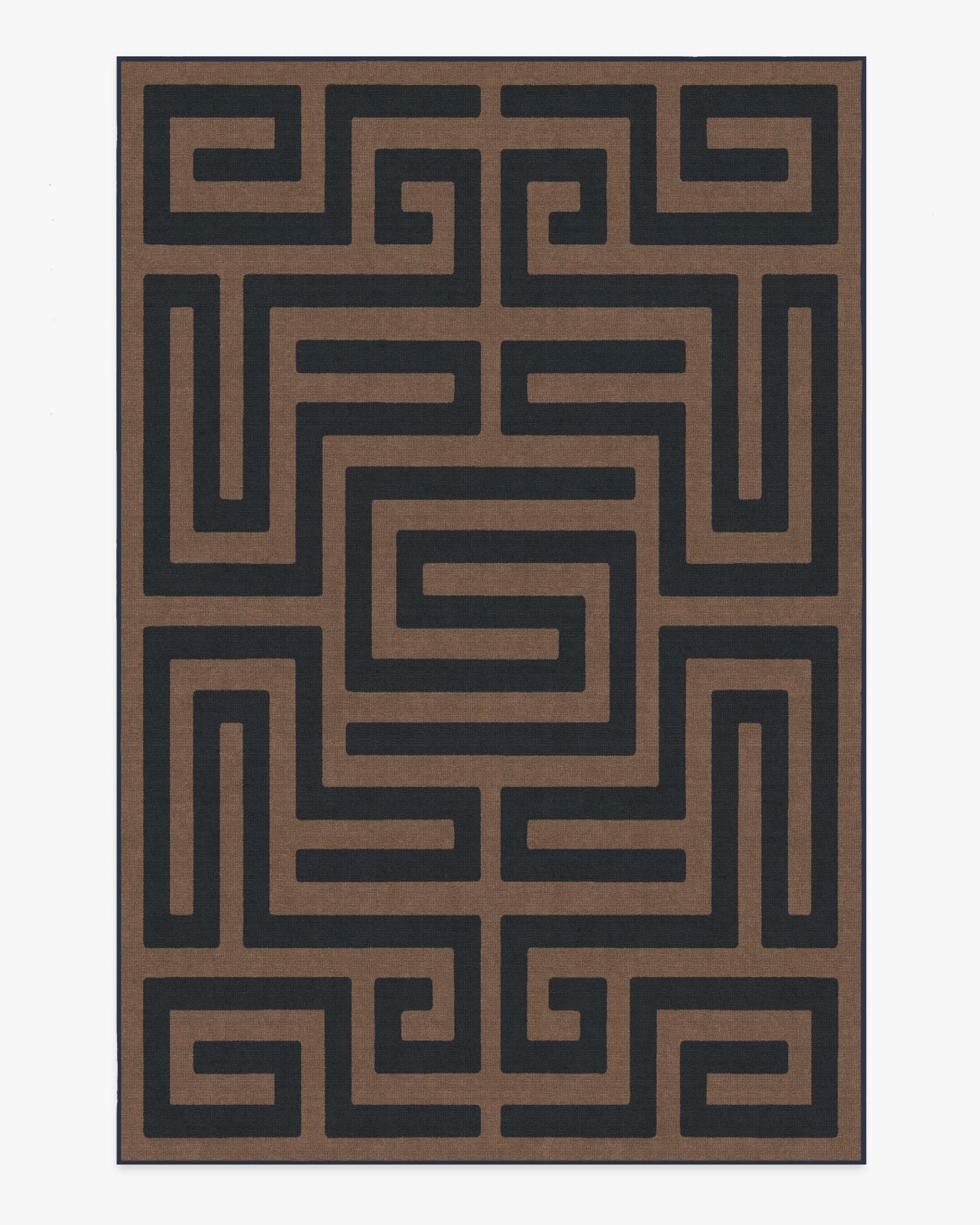 Maze Navy & Natural Tufted Rug
