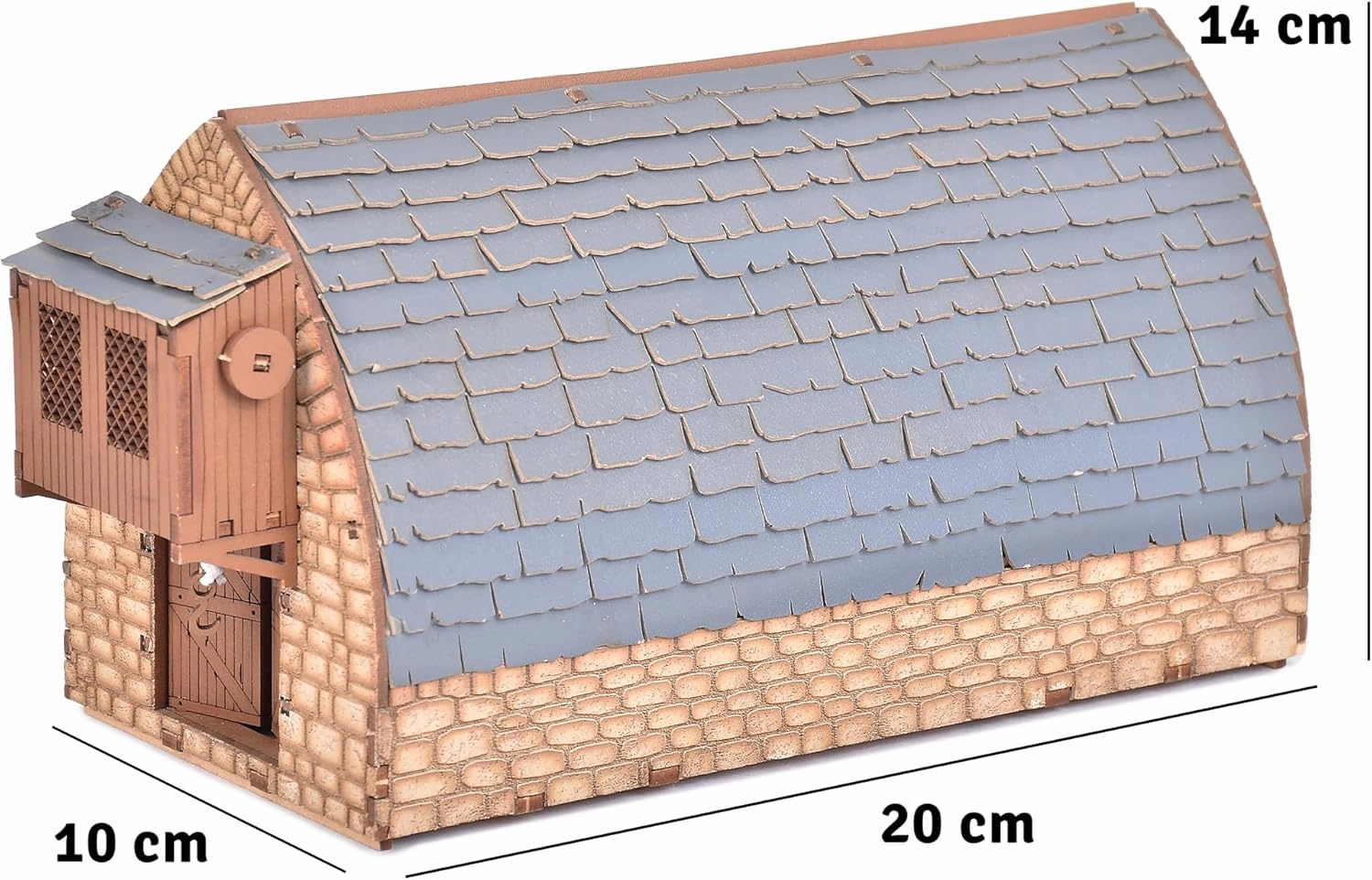 Medieval Barn (Livery) DIY Building Kit for Teens and Adults, Suitable for Playing with Family Realistic
