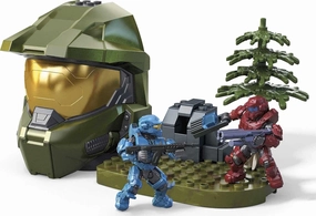 Mega Halo Stockpile Construction Set with Spartan Helmet, Building Toys for Boys, Ages 8 