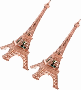 Metal Eiffel Tower Decor Led Decorative Light French Architecture Home