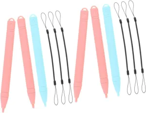 Mikikit Markers 2 Sets Drawing Writing Pen Painting LCD Replacement Board LED Tablet Rope of Lanyard Toys Pads Stylus Color for Pens with Toys
