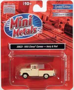 Mini Metals, 1:87 Scale - 1955 Chevy Pickup Cameo