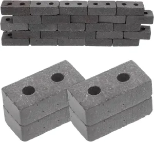 Miniature Building Blocks for Dollhouse DIY Landscaping Brick Models Mini Fake Bricks for Creative Projects for Miniature Wall and Landscape Accessories