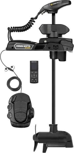 Minn Kota Ulterra Quest Brushless Bow-Mount Trolling Motor with Spot-Lock, MEGA Side Imaging, 90/115 Lb. Thrust, 45 in. Shaft, Freshwater