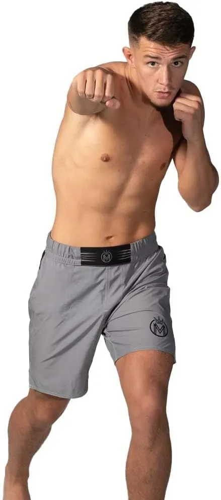 MMA Shorts & BJJ Shorts Men, UFC Grappling Fight Shorts for Boxing, Kickboxing, Muay Thai 7" Cross Training Workout